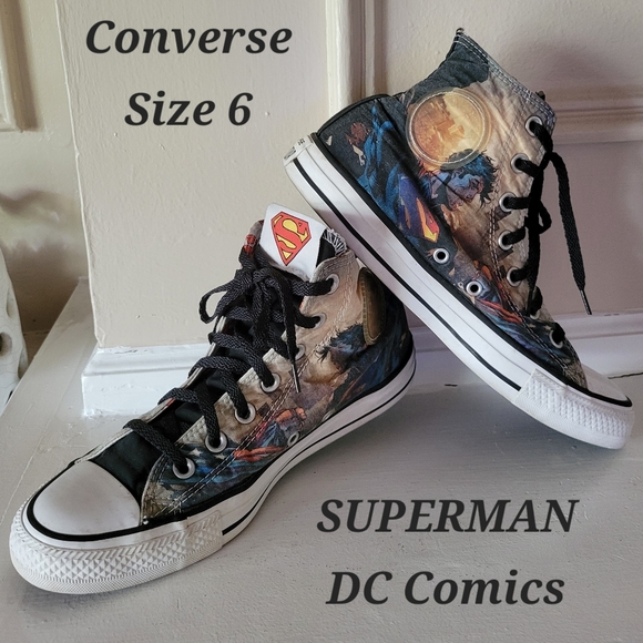 Converse Other - Converse Chuck Taylor All Star Superman DC Comics Hi Top Sneaker Men Size 6